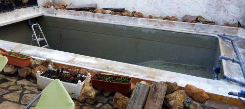 Pose de la membrane liquide d'étanchéité dans la zone de lagunage ! Pose de la membrane liquide d'étanchéité dans la zone de lagunage !