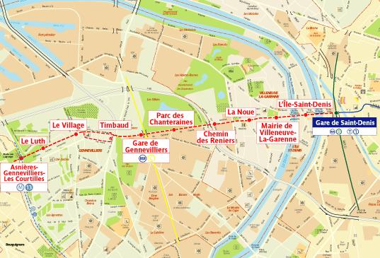 Toujours pas de prolongement du T1 vers Fontenay-sous-Bois de prévu ! Carte d'identité Prolongement Tramway T1