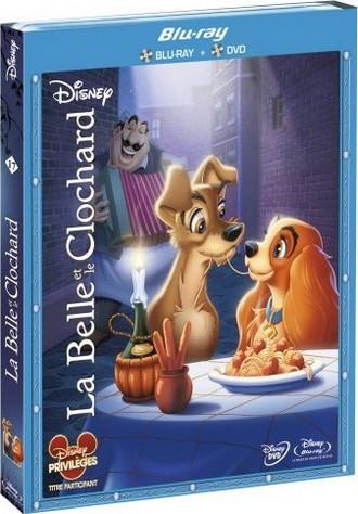 La belle et le clochard en Blu-Ray La belle et le clochard en Blu-Ray