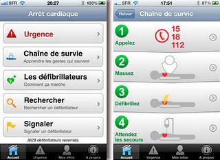 Application Arrêt Cardiaque pour Iphone et Téléphones Android Application Arrêt Cardiaque pour Iphone et Téléphones Android
