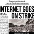 Web Goes on Strike : mobilisation anti Sopa & Pipa