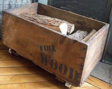 Chaud devant! caisse bois face