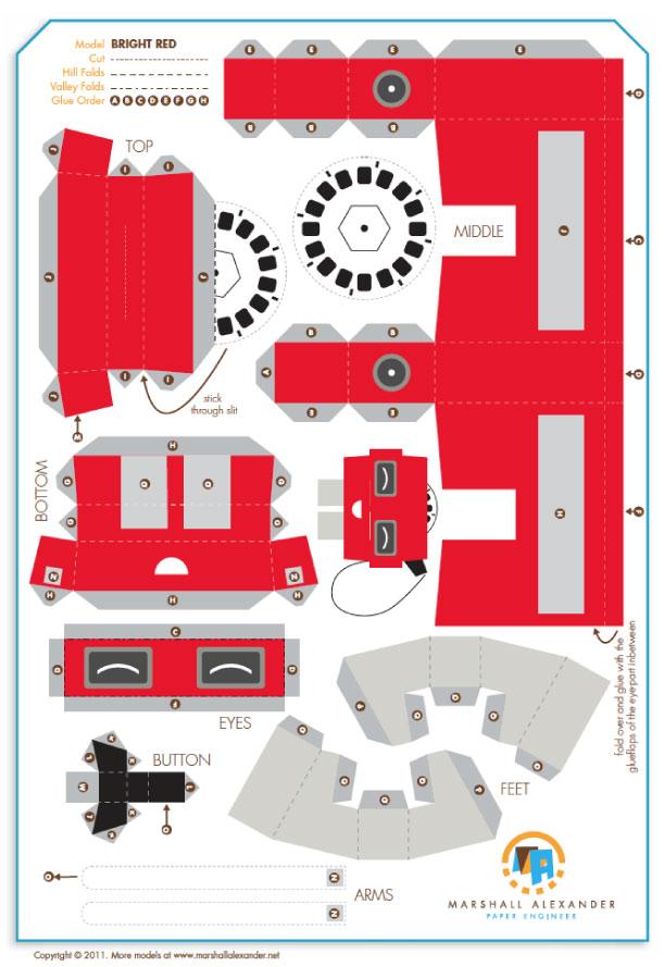 Blog_Paper_Toy_papertoy_Brightredduo_template_preview Papertoys ‘Bright Red 1 et 2′