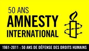 amnesty international 50 ans