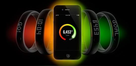 Nike Plus FuelBand iPhone app Image nike plus fuelband 550x268 Nike+ FuelBand