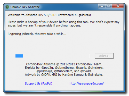 [Nouveau TUTO] Absinthe: Jailbreak iPhone 4S et iPad 2 disponible Mac & Windows avec ses nouvelles MAJ...