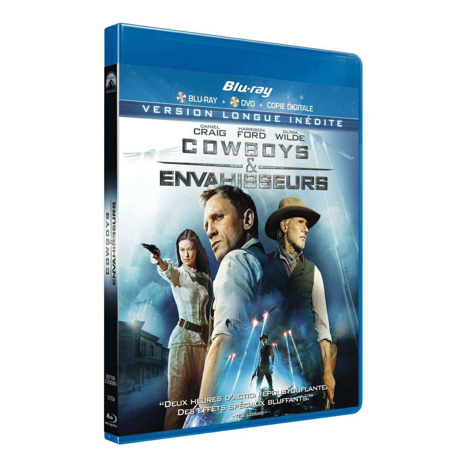 Cowboys et Envahisseurs : un Blu-ray qui décolte