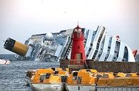Costa-Concordia : carte de la zone du naufrage