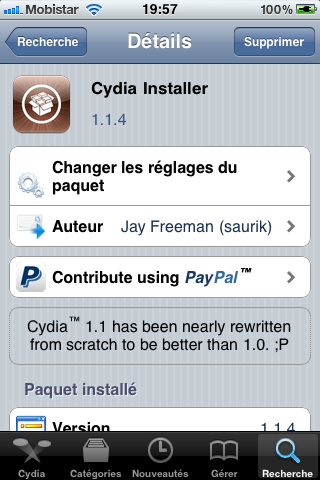 Tutoriel: Installer Cydia 1.1.4 sur votre iPhone Tutoriel: Installer Cydia 1.1.4 sur votre iPhone