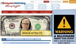 Revue de web janvier – Alertes santé capture d'écran du site d'une association de consommateurs américains