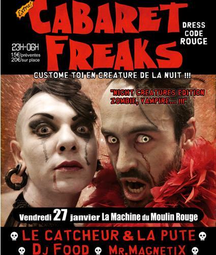 cabaret_freaks « Cabaret Freaks – Spécial Créatures de la nuit »