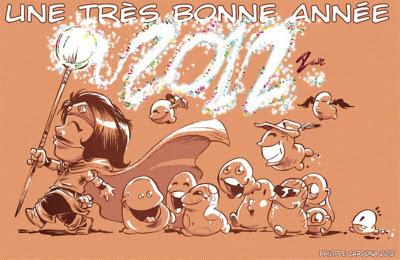 Les auteurs de BD présentent les voeux 2012 ! (suite) Les auteurs de BD présentent les voeux 2012 ! (suite)