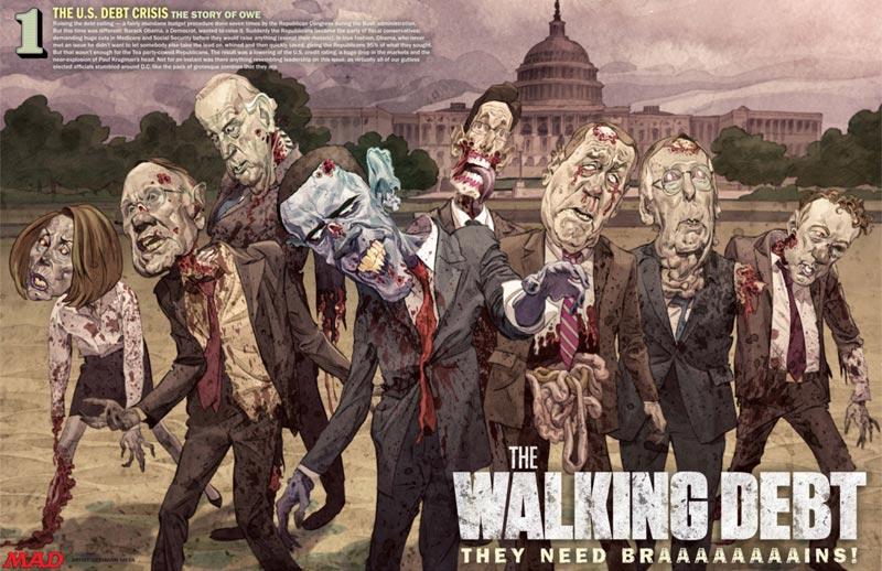 The Walking Dead : Obama Mad style