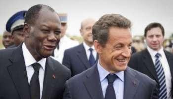 Ouattara dit de Sarkozy : 'Si j'ai cinq ou six vrais amis dans le monde, il en fait partie.'