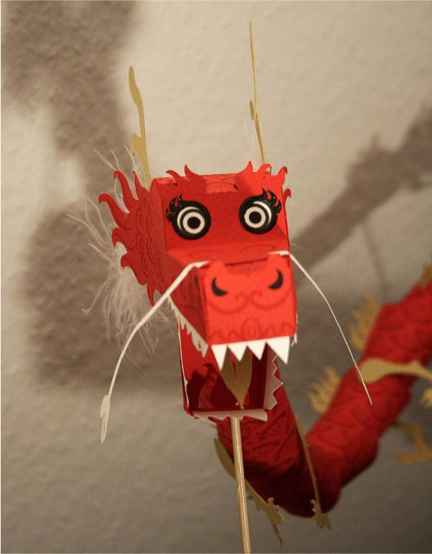 Comment Fabriquer Un Dragon Chinois Géant Papertoy Dragon 2012 de Tina Kraus (x 4) - Paperblog