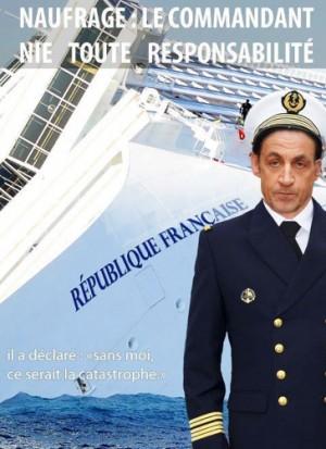 Captain Sarko la solution: de naufrage en naufrage….