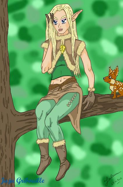 Ma participation au concours de Melian: Habille ton Elfette. Ma participation au concours de Melian: Habille ton Elfette.