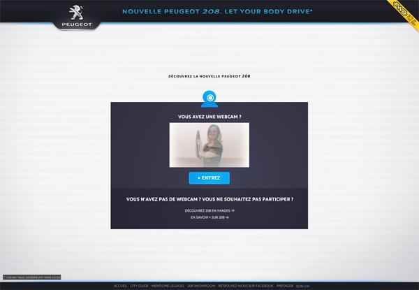 peugeot 208 2 Web selection #25   Peugeot 208 : Let your body drive