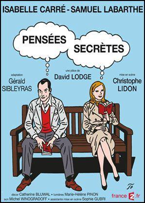 Pensées secrètes, de Davis Lodge, mise en scène de Christophe Lidon affichepenséessecretes