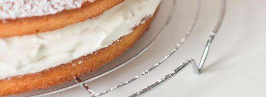 • Victoria sponge cake