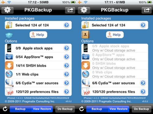 Cydia: PKGBackup passe en version 5.0.7 Cydia: PKGBackup passe en version 5.0.7