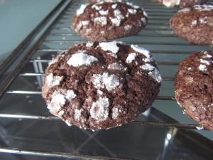 biscuits craquelés au chocolat