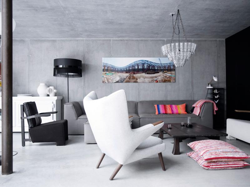 decocrush_visite_deco_cabane_chalet_design_ecologique_suisse2 { Visite Déco } Un chalet troglodyte design et écologique