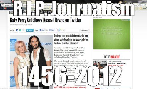 RIP Journalism RIP Journalism