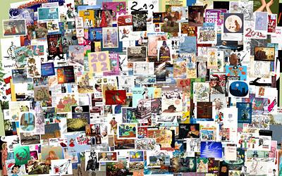 366 cartes de voeux 2012 d'auteurs de BD : pari gagné !