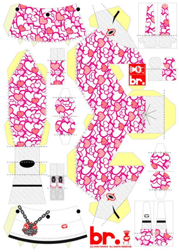 Papertoy ‘br.’ St-Valentin by Shin Tanaka