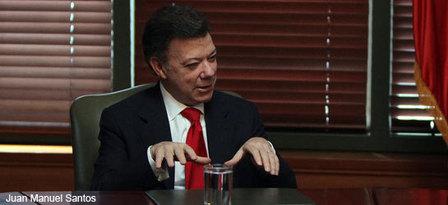 le président Santos affiche sa détermination face au chömage