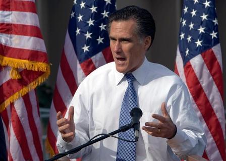 Mitt Romney lors d'un récent meeting