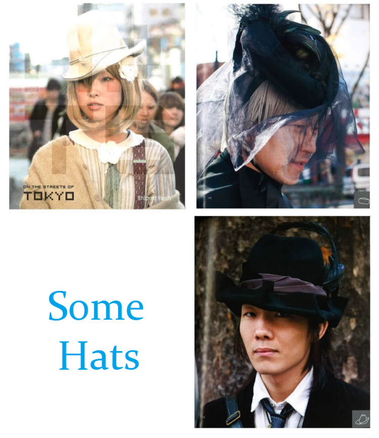 Hats On The Streets of Tokyo