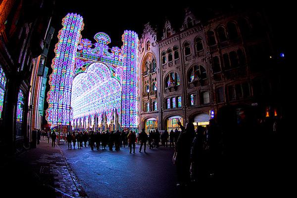 light 22 Le Lichtfestival de Gent éclairé par 55 000 LED 