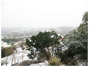 LA chandeleur, les crêpes et la neige neige 2012