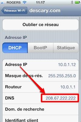 iphone-configurer-dns-1 iphone configurer dns 1 iPhone iPad: améliorez la réactivité de votre connexion Wi Fi
