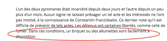 matin Le Matin: terriblement perspicace!