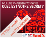 Concours: Une St-Valentin passionnée avec les Boutiques PlanetX Concours: Une St-Valentin passionnée avec les Boutiques PlanetX