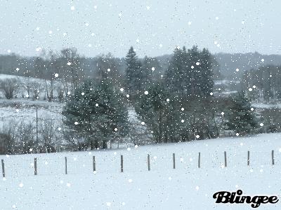Neige en Limousin
