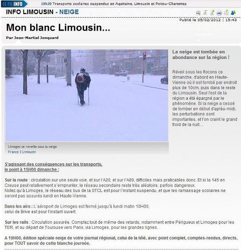 Neige de Février 2012