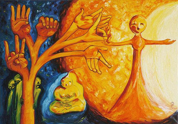 Mudra a) La Soleilune 93x100