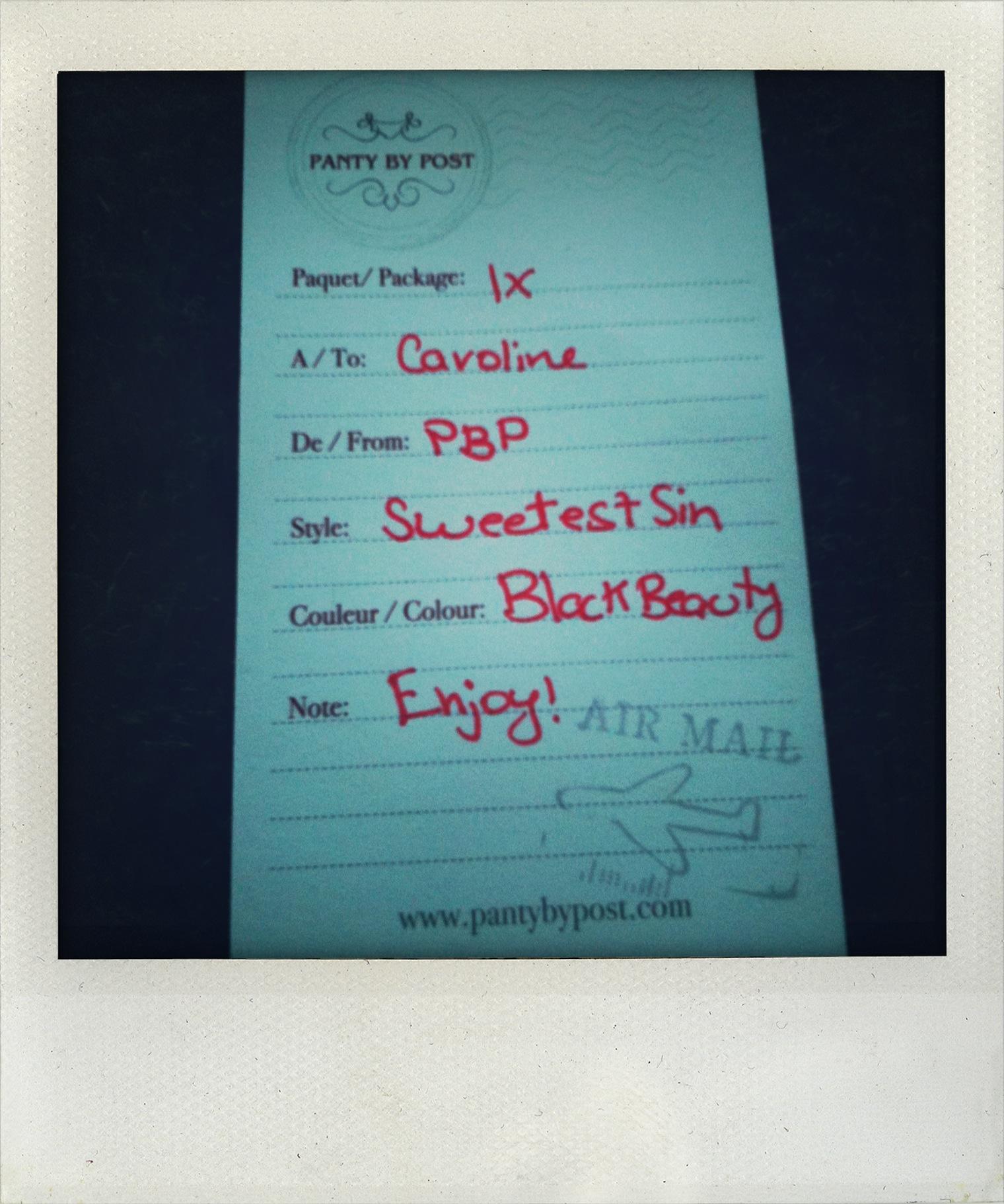 Coup de coeur : Panty by Post, une culotte à domicile ! Coup de coeur : Panty by Post, une culotte à domicile !