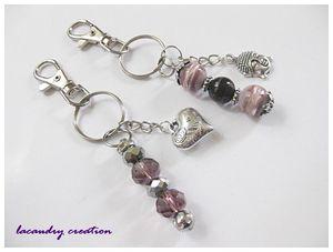 Des créations sur mesure bijou de sac commande spéciale pour marieb