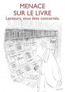 AFFICHE Mobilisons-nous contre la hausse de la TVA sur le prix du livre