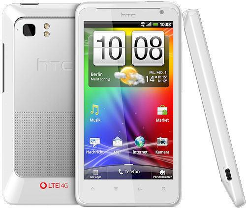 vodafone htc velocity 3 sides view HTC Velocity : premier smartphone 4G sous Android en Europe