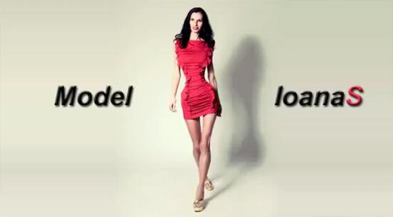 Ioana Spangenberg, vidéo buzz, mannequin, modèle, taille de guêpe