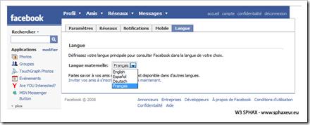 FaceBook est désormais disponible en français ! facebookfrance