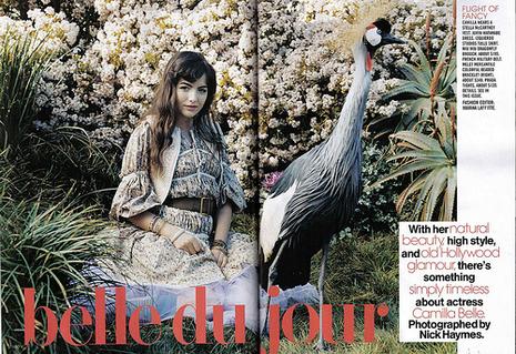 Camilla Belle dans le magazine Teen Vogue