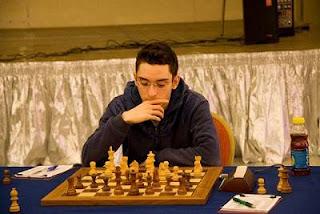 le GMI italien Fabiano Caruana (2736) gagne avec les Blancs © Photo Chessbase