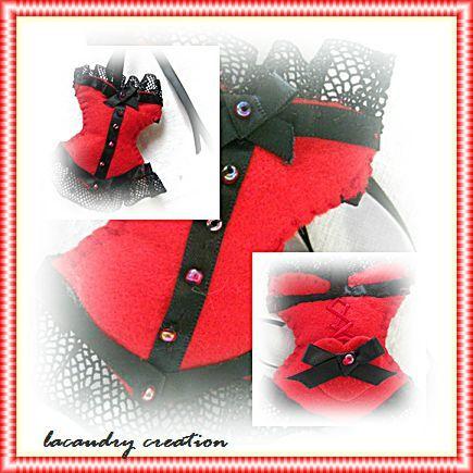 de plumes et de dentelles, mes nouveaux corsets corset rouge montage 1
